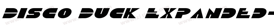 Disco Duck Expanded字体转换